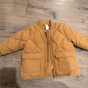 H&M Toddler Brown Quilted Puffer Jacket